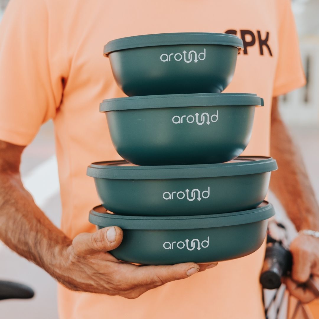 Packaging alimentare riutilizzabile Aroundrs